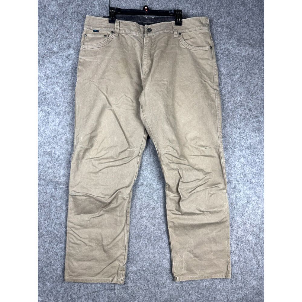 Kuhl Pants Men's 40 x 32 Beige RYDR Canvas Patina Hiking Workwear